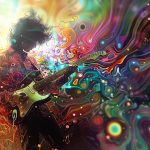 Evolution of psychedelic rock into electronic music